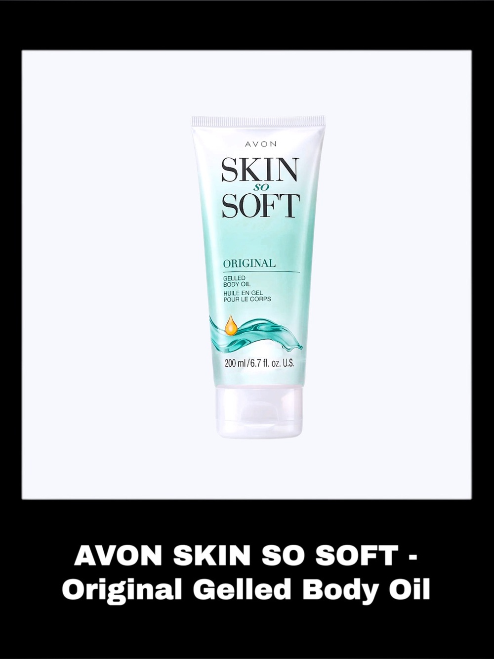 AVON SKIN SO SOFT - Original 6.7 Fluid Ounces Gelled Body Oil